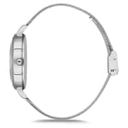 Omax Glamour Series Silver Mesh Analog Watch For Women GMA01P46I