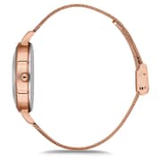 Omax Glamour Series Rose Gold Mesh Analog Watch For Women GMA01R88O