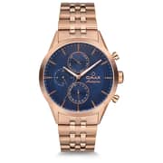 Omax Masterpiece Collection Rose Gold Stainless Steel Analog Watch For Men MG11R48I
