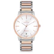 Omax Masterpiece Collection Silver-Rose Gold Stainless Steel Analog Watch For Men MG16C6CI