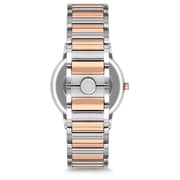 Omax Masterpiece Collection Silver-Rose Gold Stainless Steel Analog Watch For Men MG16C6CI