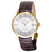 Omax Masterpiece Collection Brown Leather Analog Watch For Men MG33G65I