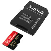 بطاقة ذاكرة سانديسك اكستريم برو مايكرو SDXC 512 جيجابايت+محول SD