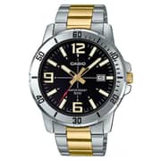 Casio Standard Grey/Gold Stainless Steel Analog Men Watch MTP-VD01SG-1BVUDF