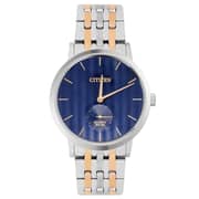 Citizen Vintage Silver/Gold Stainless Steel Analog Watch For Men BE9174-55L