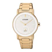 Citizen Chic Gold Stainless Steel Analog Watch For Women EQ9063-55A