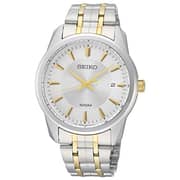 Seiko Quartz Silver/Gold Metal Analog Watch For Men SGEG07P1