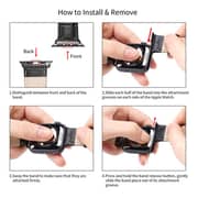 Dux Ducis Luxury Apple Watch Band 42/44mm Black