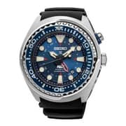 Seiko Prospex Kinetic Black Silicone Analog Watch For Men SUN065P1