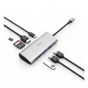 WIWU Alpha 731HP 7 In1 (Cardreader/HDMI/Type-C/3xUSB 3.0) TypeC Hub Silver
