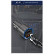 WIWU PC100 PD 36W Car Charger Black