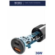 WIWU PC100 PD 36W Car Charger Black
