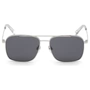 Diesel Silver Metal Non-Polarized Men Sunglasses DL029516A55