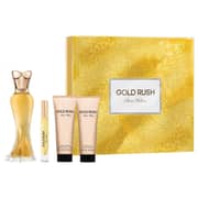 Paris Hilton Gold Rush EDP 100ml+6ml Mini+90ml Body Lotion +90ml Shower Gel Giftset Women