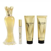 Paris Hilton Gold Rush EDP 100ml+6ml Mini+90ml Body Lotion +90ml Shower Gel Giftset Women