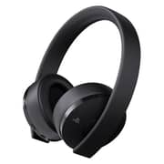 PS4 Wireless Stereo Gold Headset Black + Fortnite Voucher