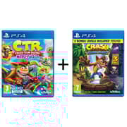 PS4 CTR Nitro Fueled + PS4 Crash N Sane Trilogy Game