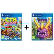 PS4 CTR Nitro Fueled + PS4 Spyro Game