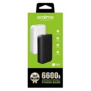 Oraimo Dual USB 6600mAh Powerbank Black