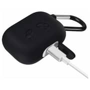 Glassology Silicone Case With Hooks For Airpods Pro Black