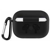 Glassology Silicone Case With Hooks For Airpods Pro Black