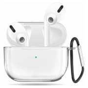 Glassology 110365 Silicone Case With Hooks For Airpods Pro Transparent