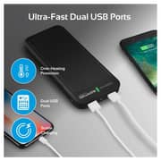 Promate AURAVOLT10+ Wireless Charging Power Bank 10000mAh Black