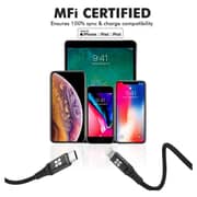 Promate USB-C To Lightning 1.2m Black