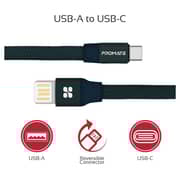 Promate USB-A To Type C Cable 1.2m Blue