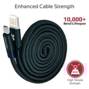 Promate USB-A To Type C Cable 1.2m Blue