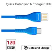 Promate USB-A To Type C Cable 1.2m Blue