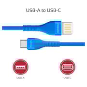 Promate USB-A To Type C Cable 1.2m Blue