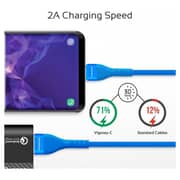 Promate USB-A To Type C Cable 1.2m Blue