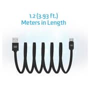 Promate Flat Micro USB Cable 1.2m White