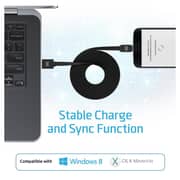 Promate Flat Micro USB Cable 1.2m White