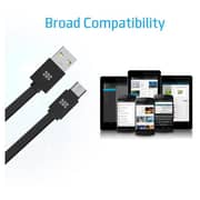 Promate Flat Micro USB Cable 1.2m White
