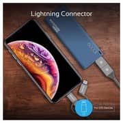 Promate TRIO2 6In1 Charger Cable1.2m Grey