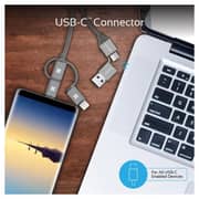 Promate TRIO2 6In1 Charger Cable1.2m Grey
