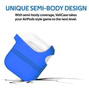 Promate VEILCASE Silicon Case For Apple Airpods Blue