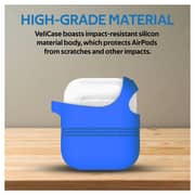 Promate VEILCASE Silicon Case For Apple Airpods Blue