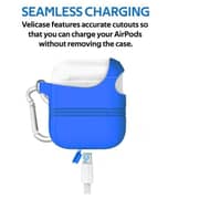 Promate VEILCASE Silicon Case For Apple Airpods Blue