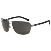 Emporio Armani Grey Metal Men EM-2033-313087-64 Sunglasses