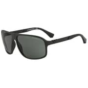 Emporio Armani Black Plastic Men EM-4029-504271-64 Sunglasses