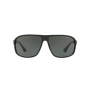 Emporio Armani Black Plastic Men EM-4029-504271-64 Sunglasses
