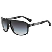 Emporio Armani Black Plastic Men EM-4029-50638G-64 Sunglasses