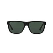 Emporio Armani Black Plastic Polarized Men EM-4035-501771-58 Sunglasses