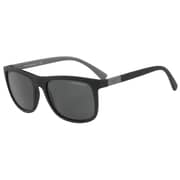 Emporio Armani Black Plastic Men EM-4079-504287-57 Sunglasses
