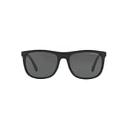 Emporio Armani Black Plastic Men EM-4079-504287-57 Sunglasses