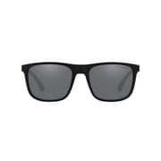 Emporio Armani Black Plastic Men EM-4129-50016G-56 Sunglasses
