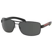 Prada Black Metal Men PS-54IS-1BO1A1-65 Sunglasses